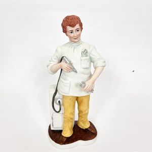 Vintage Lefton Caira Porcelain Hand Painted Figurine Dentist Japan